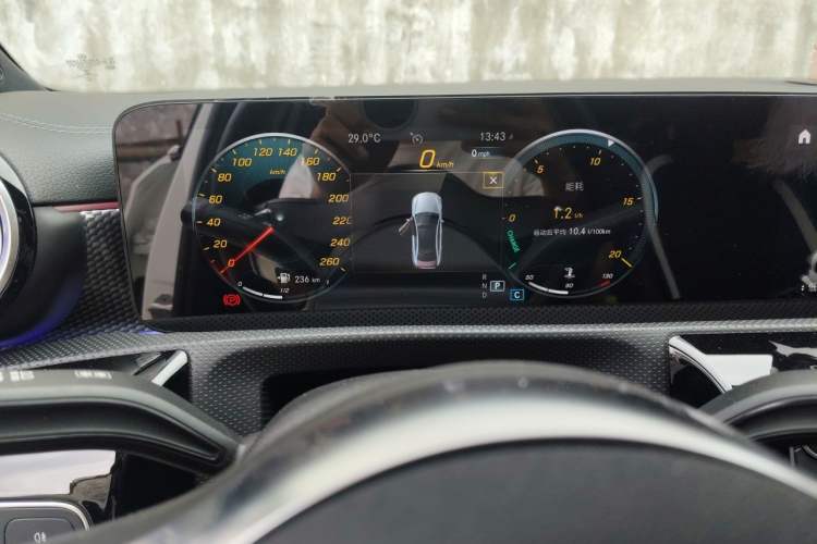 Used Mercedes-Benz A-Class 2022 Second Facelift A 200 L Sport Sedan Fashion Version Instrument Cluster