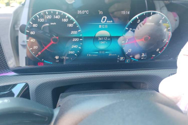 Used Mercedes-Benz A-Class 2022 A 200 L Sport Sedan Dynamic Model Instrument Cluster