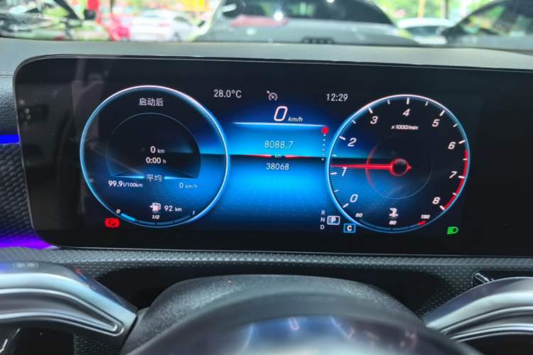 Used Mercedes-Benz A-Class 2022 Second Facelift A 200 L Sport Sedan Fashion Version Instrument Cluster