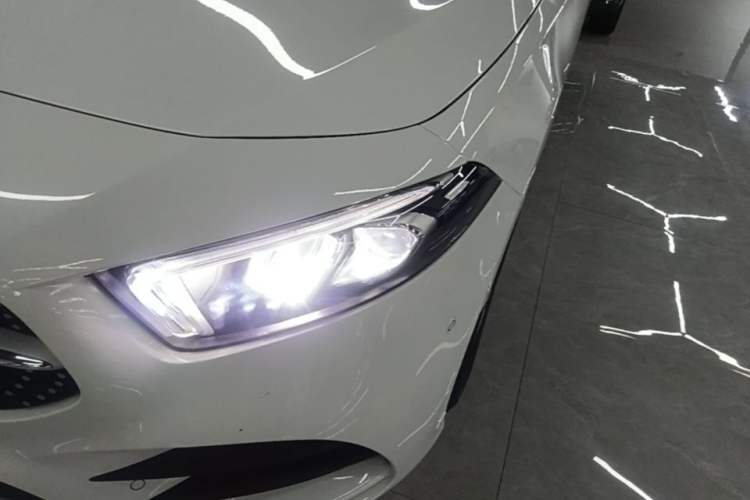 Used Mercedes-Benz A-Class 2022 Restyled A 200 L Sport Sedan Dynamic Version Left Front Headlight