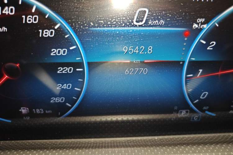 Used Mercedes-Benz A-Class 2022 A 200 L Sport Sedan Fashion Model Odometer Close Up