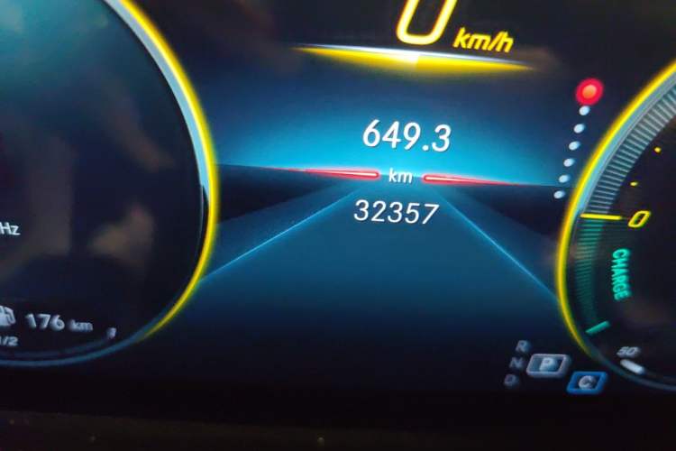 Used Mercedes-Benz A-Class 2022 Restyled A 200 L Sport Sedan Fashion Version Odometer Close Up