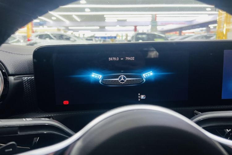 Used Mercedes-Benz A-Class 2022 Restyled A 200 L Sport Sedan Dynamic Version Odometer Close Up