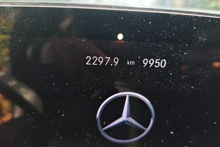 Used Mercedes-Benz A-Class 2022 Restyled A 180 L Sport Sedan Odometer Close Up