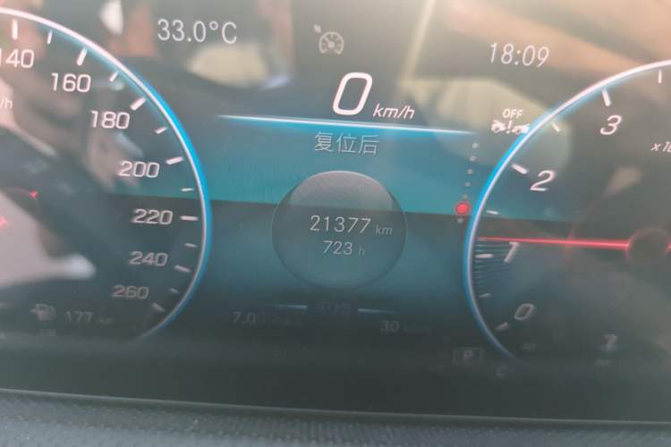 Used Mercedes-Benz A-Class 2022 Restyled A 200 L Sport Sedan Fashion Version Odometer Close Up