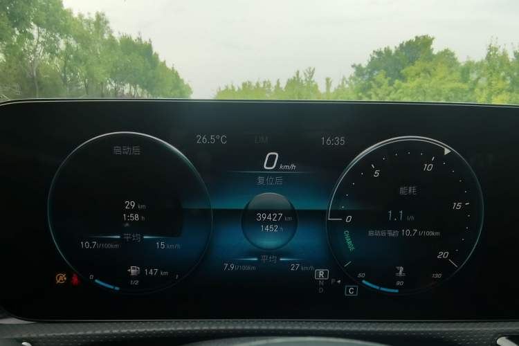 Used Mercedes-Benz A-Class 2022 Restyled A 200 L Sport Sedan Fashion Version Odometer Close Up
