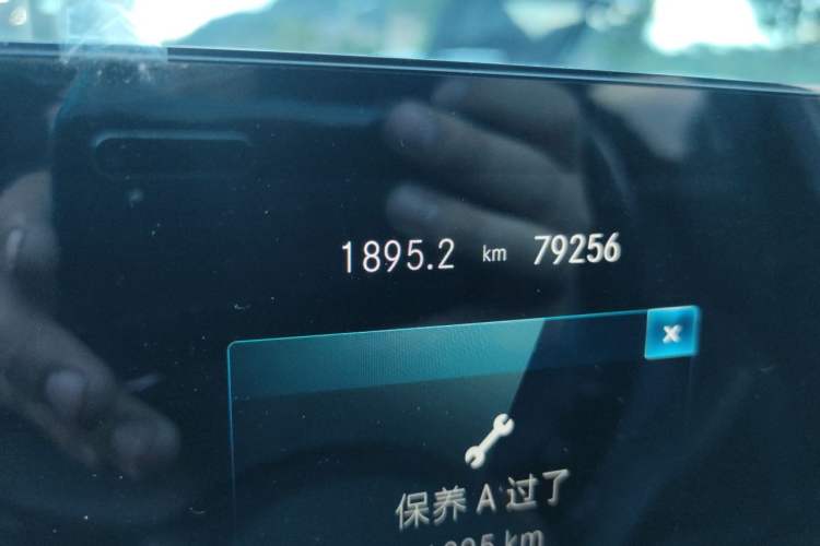 Used Mercedes-Benz A-Class 2022 A 180 L Odometer Close Up