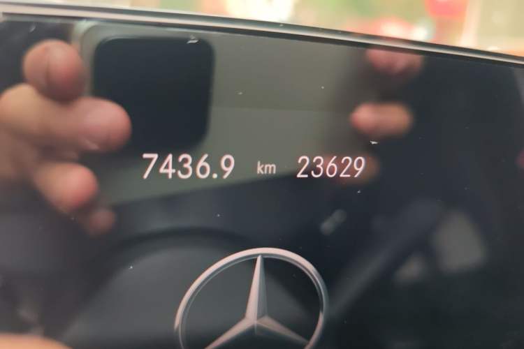 Used Mercedes-Benz A-Class 2022 Restyled A 200 L Sport Sedan Dynamic Version Odometer Close Up