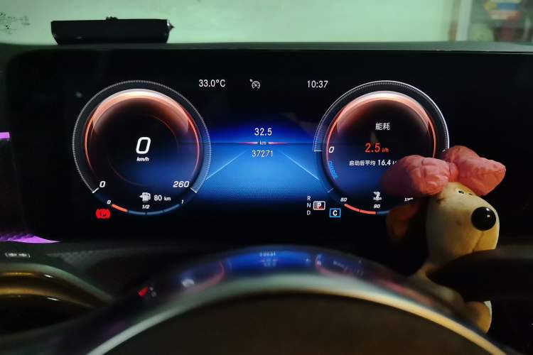 Used Mercedes-Benz A-Class 2022 Restyled A 200 L Sport Sedan Fashion Version Odometer Close Up