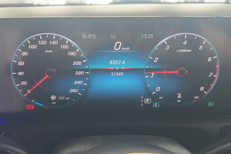 Used Mercedes-Benz A-Class 2022 A 180 L Sport Sedan Odometer Close Up
