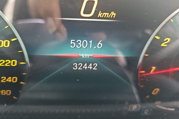 Used Mercedes-Benz A-Class 2022 A 200 L Sport Sedan Dynamic Model Odometer Close Up