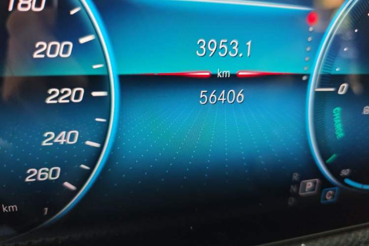 Used Mercedes-Benz A-Class 2022 A 200 L Sport Sedan Fashion Model Odometer Close Up