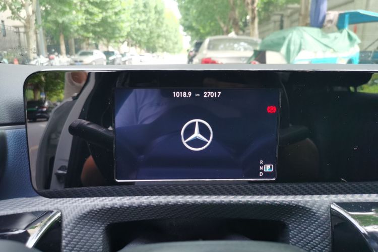 Used Mercedes-Benz A-Class 2022 A 180 L Sport Sedan Odometer Close Up