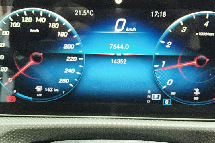 Used Mercedes-Benz A-Class 2022 Restyled A 200 L Sport Sedan Fashion Version Odometer Close Up