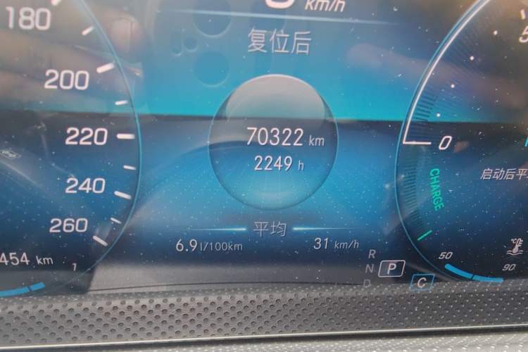Used Mercedes-Benz A-Class 2022 Restyled A 200 L Sport Sedan Fashion Version Odometer Close Up