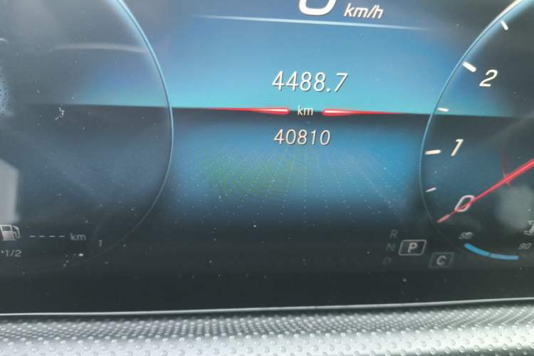 Used Mercedes-Benz A-Class 2022 A 180 L Sport Sedan Odometer Close Up