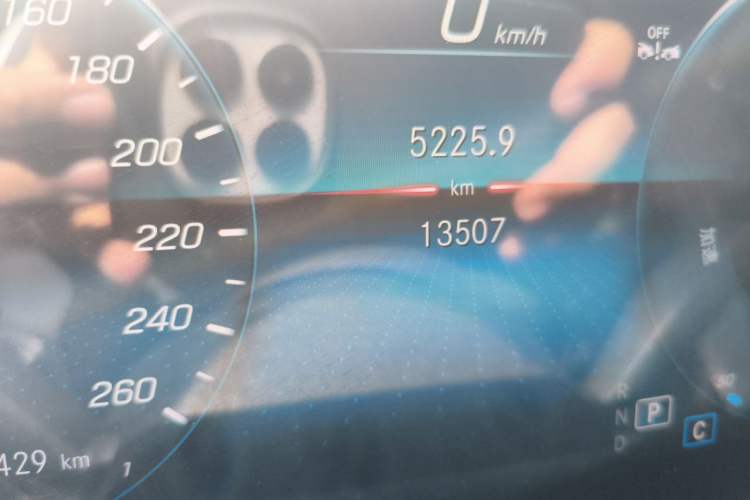 Used Mercedes-Benz A-Class 2022 Restyled A 200 L Sport Sedan Dynamic Version Odometer Close Up