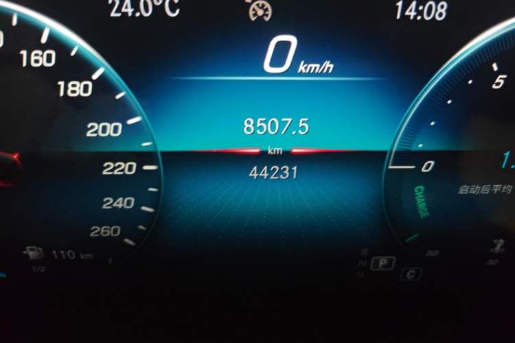 Used Mercedes-Benz A-Class 2022 A 200 L Sport Sedan Fashion Model Odometer Close Up