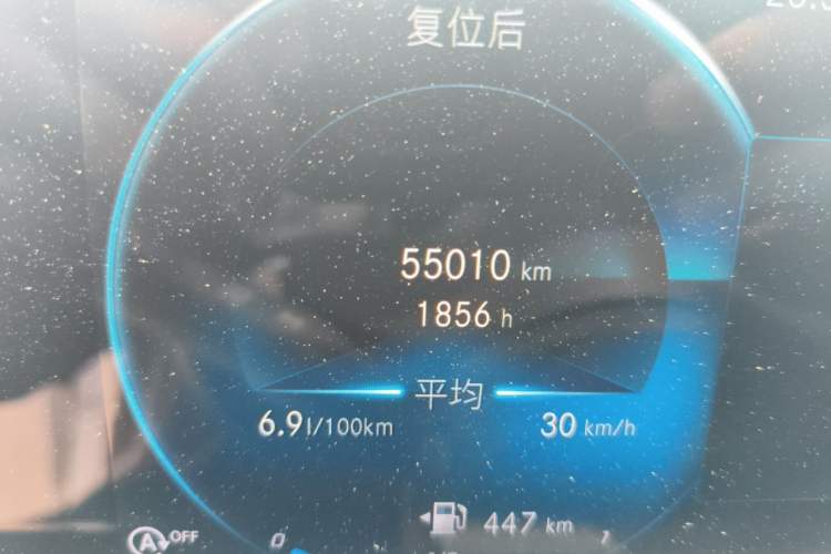 Used Mercedes-Benz A-Class 2022 Second Facelift A 200 L Sport Sedan Fashion Version Odometer Close Up