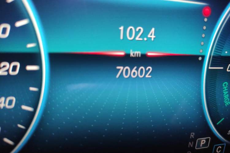 Used Mercedes-Benz A-Class 2022 Restyled A 180 L Sport Sedan Odometer Close Up