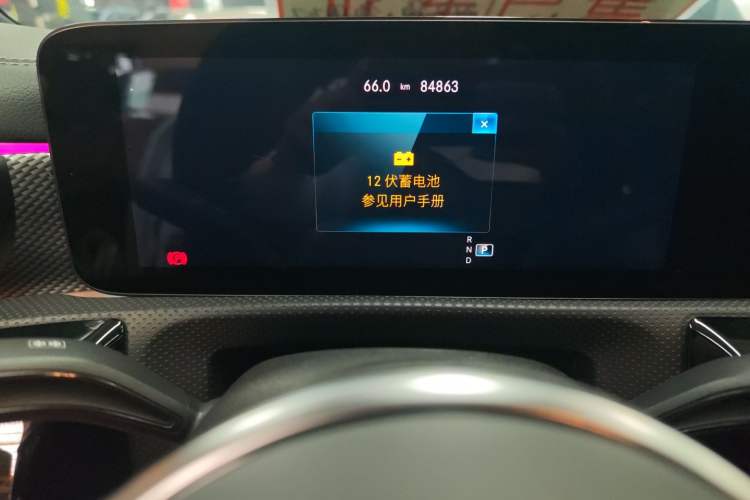 Used Mercedes-Benz A-Class 2022 A 180 L Sport Sedan Odometer Close Up