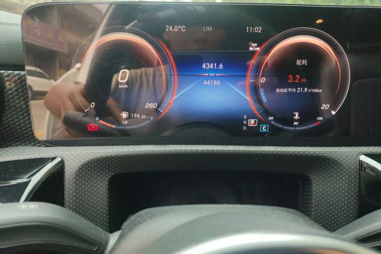 Used Mercedes-Benz A-Class 2022 Restyled A 200 L Sport Sedan Dynamic Version Odometer Close Up