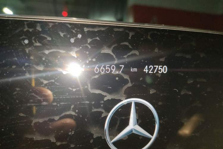 Used Mercedes-Benz A-Class 2022 A 180 L Sport Sedan Odometer Close Up