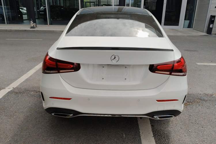 Used Mercedes-Benz A-Class 2022 Second Facelift A 200 L Sport Sedan Fashion Version Rear