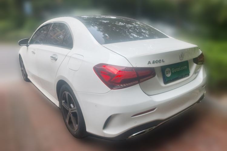 Used Mercedes-Benz A-Class 2022 Revised Version A 200 L Sport Sedan Fashionable Style Rear Left 45 Deg