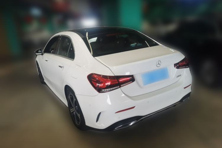 Used Mercedes-Benz A-Class 2022 Revised Version A 200 L Sport Sedan Fashionable Style Rear Left 45 Deg