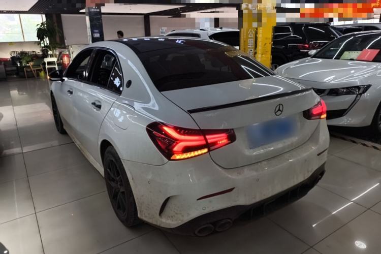 Used Mercedes-Benz A-Class 2022 Revised Version A 200 L Sport Sedan Fashionable Style Rear Left 45 Deg