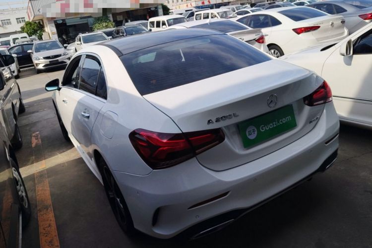 Used Mercedes-Benz A-Class 2022 Revised Version A 200 L Sport Sedan Fashionable Style Rear Left 45 Deg