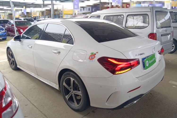 Used Mercedes-Benz A-Class 2022 Revised Version A 200 L Sport Sedan Fashionable Style Rear Left 45 Deg