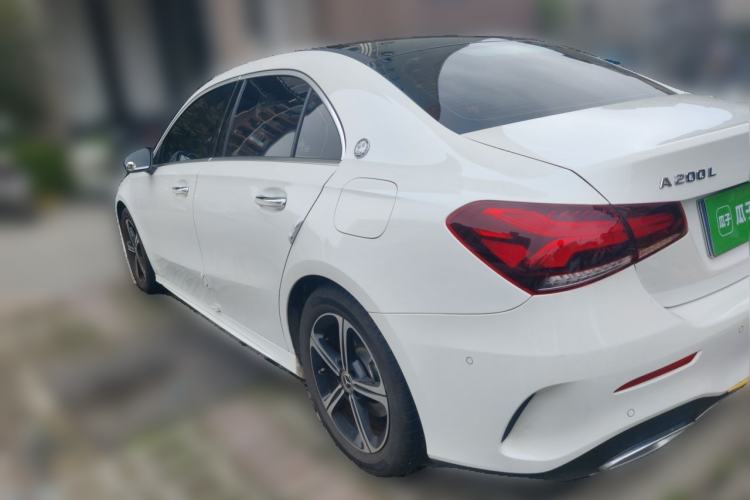 Used Mercedes-Benz A-Class 2022 Revised Version A 200 L Sport Sedan Fashionable Style Rear Left 45 Deg