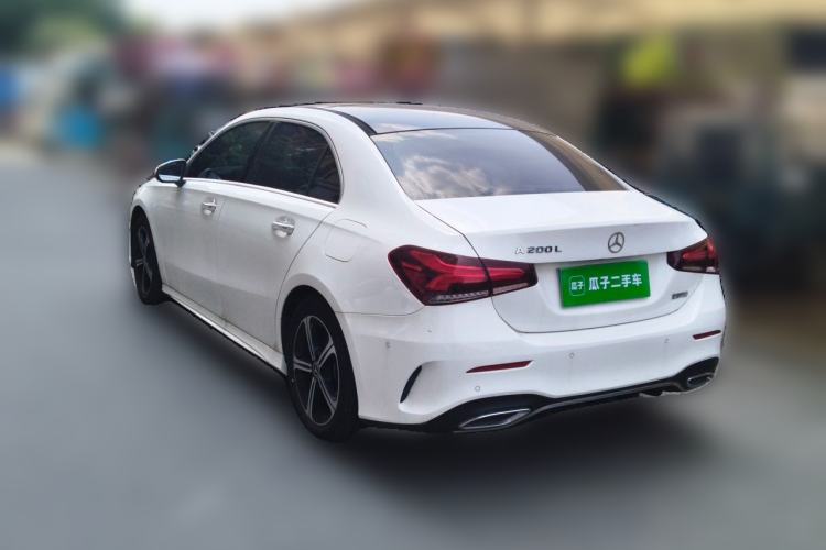 Used Mercedes-Benz A-Class 2022 Revised Version A 200 L Sport Sedan Fashionable Style Rear Left 45 Deg