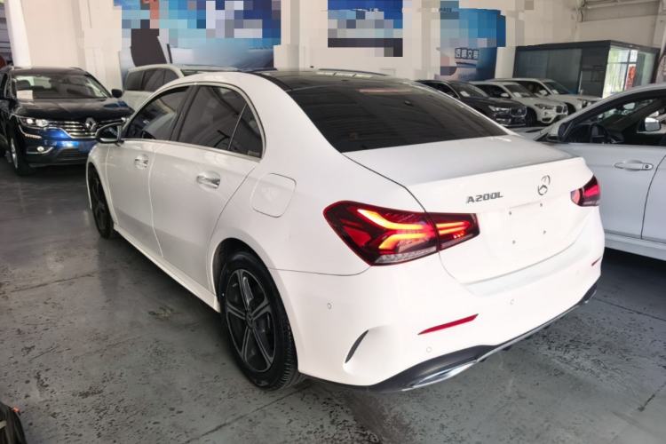 Used Mercedes-Benz A-Class 2022 Second Facelift A 200 L Sport Sedan Fashion Version Rear Left 45 Deg
