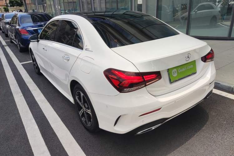 Used Mercedes-Benz A-Class 2022 Revised Version A 200 L Sport Sedan Fashionable Style Rear Left 45 Deg