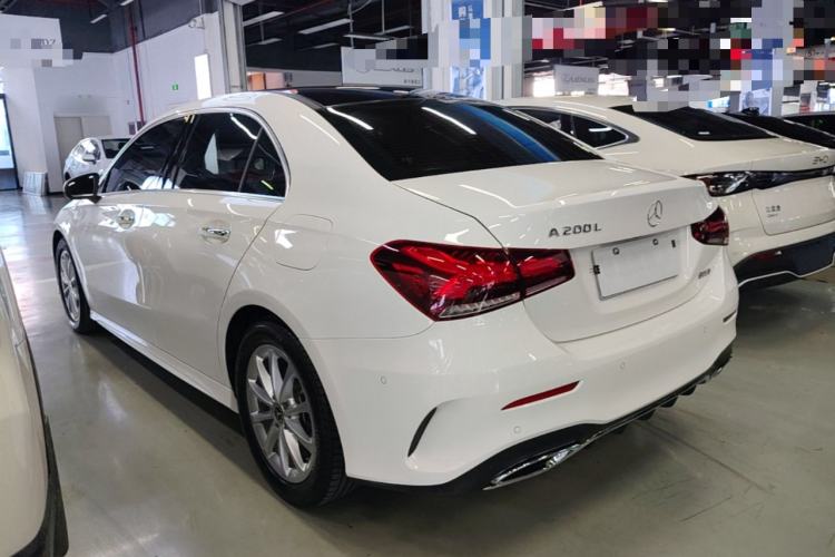 Used Mercedes-Benz A-Class 2022 Restyled A 200 L Sport Sedan Dynamic Version Rear Left 45 Deg