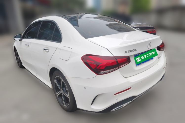 Used Mercedes-Benz A-Class 2022 Revised Version A 200 L Sport Sedan Fashionable Style Rear Left 45 Deg