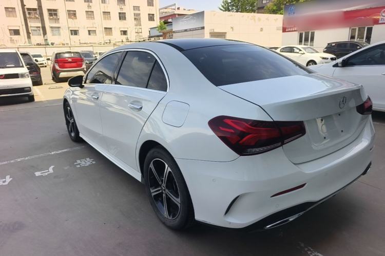 Used Mercedes-Benz A-Class 2022 Revised Version A 200 L Sport Sedan Fashionable Style Rear Left 45 Deg