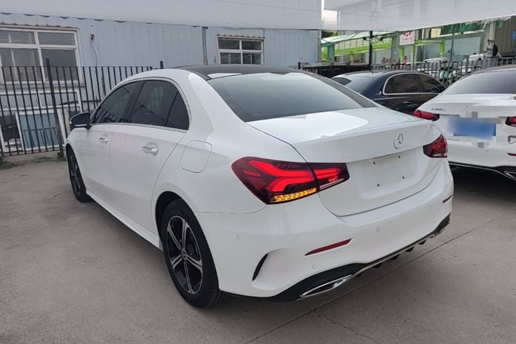 Used Mercedes-Benz A-Class 2022 Revised Version A 200 L Sport Sedan Fashionable Style Rear Left 45 Deg