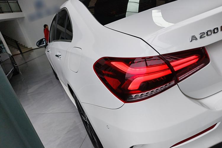 Used Mercedes-Benz A-Class 2022 Revised Version A 200 L Sport Sedan Fashionable Style Rear Left 45 Deg