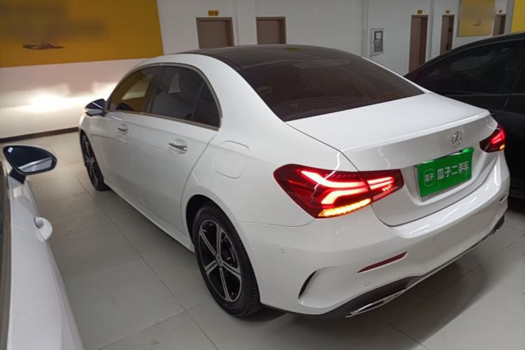 Used Mercedes-Benz A-Class 2022 Revised Version A 200 L Sport Sedan Fashionable Style Rear Left 45 Deg