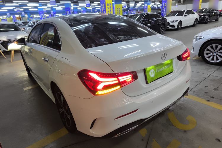 Used Mercedes-Benz A-Class 2022 Revised Version A 200 L Sport Sedan Fashionable Style Rear Left 45 Deg