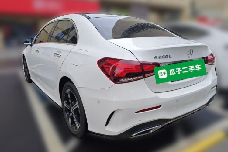 Used Mercedes-Benz A-Class 2022 Revised Version A 200 L Sport Sedan Fashionable Style Rear Left 45 Deg