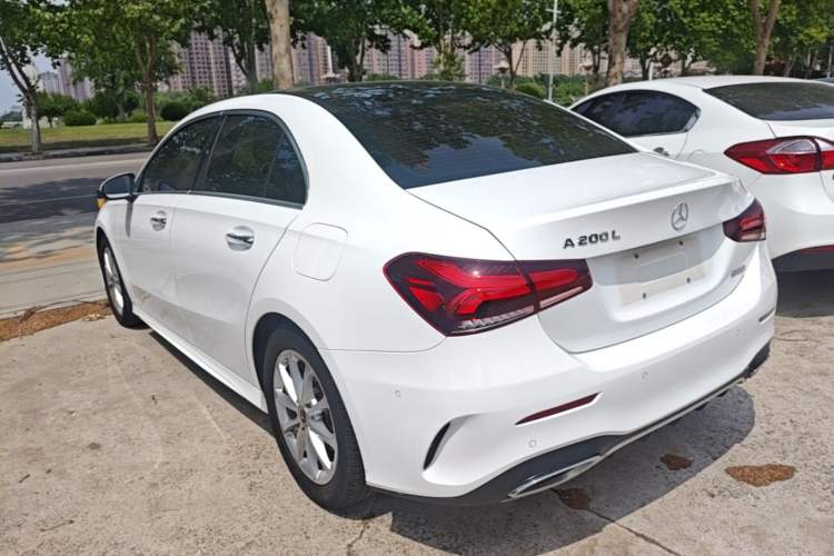 Used Mercedes-Benz A-Class 2022 Restyled A 200 L Sport Sedan Dynamic Version Rear Left 45 Deg