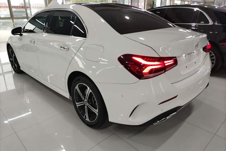Used Mercedes-Benz A-Class 2022 Second Facelift A 200 L Sport Sedan Fashion Version Rear Left 45 Deg