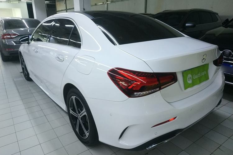 Used Mercedes-Benz A-Class 2022 Revised Version A 200 L Sport Sedan Fashionable Style Rear Left 45 Deg
