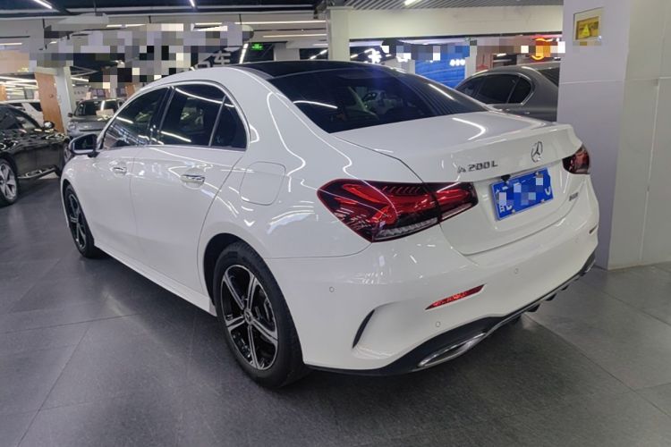 Used Mercedes-Benz A-Class 2022 Second Facelift A 200 L Sport Sedan Fashion Version Rear Left 45 Deg