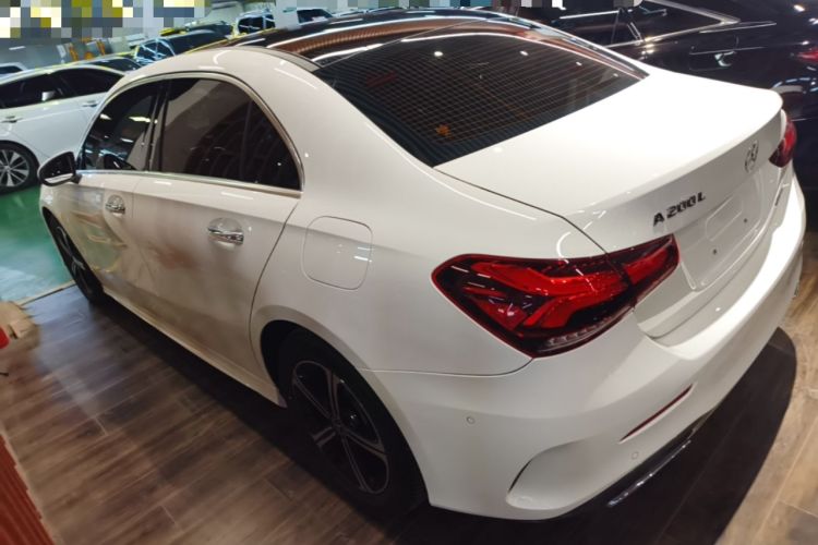 Used Mercedes-Benz A-Class 2022 Revised Version A 200 L Sport Sedan Fashionable Style Rear Left 45 Deg
